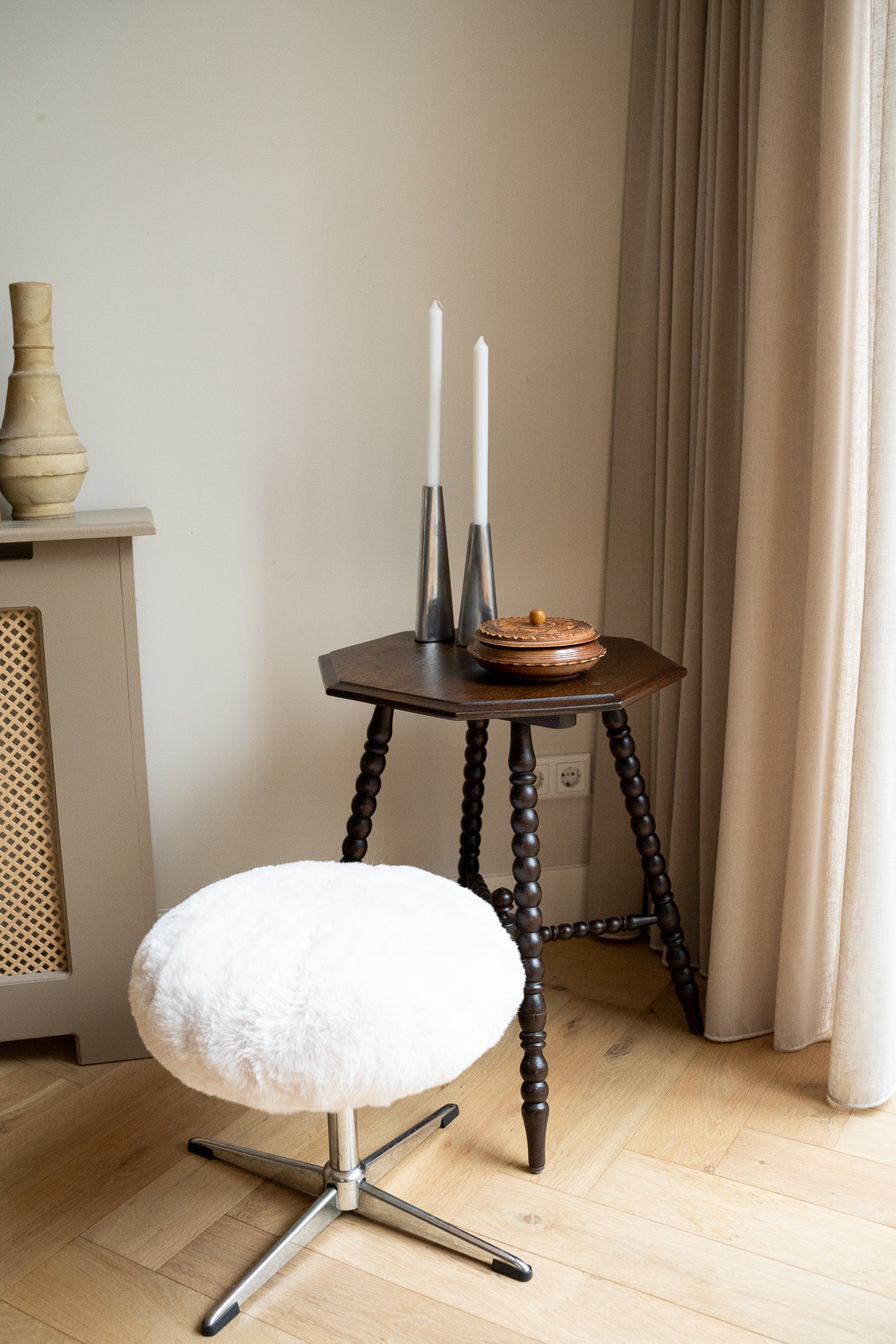 Set vintage Ikea Rönås kandelaars