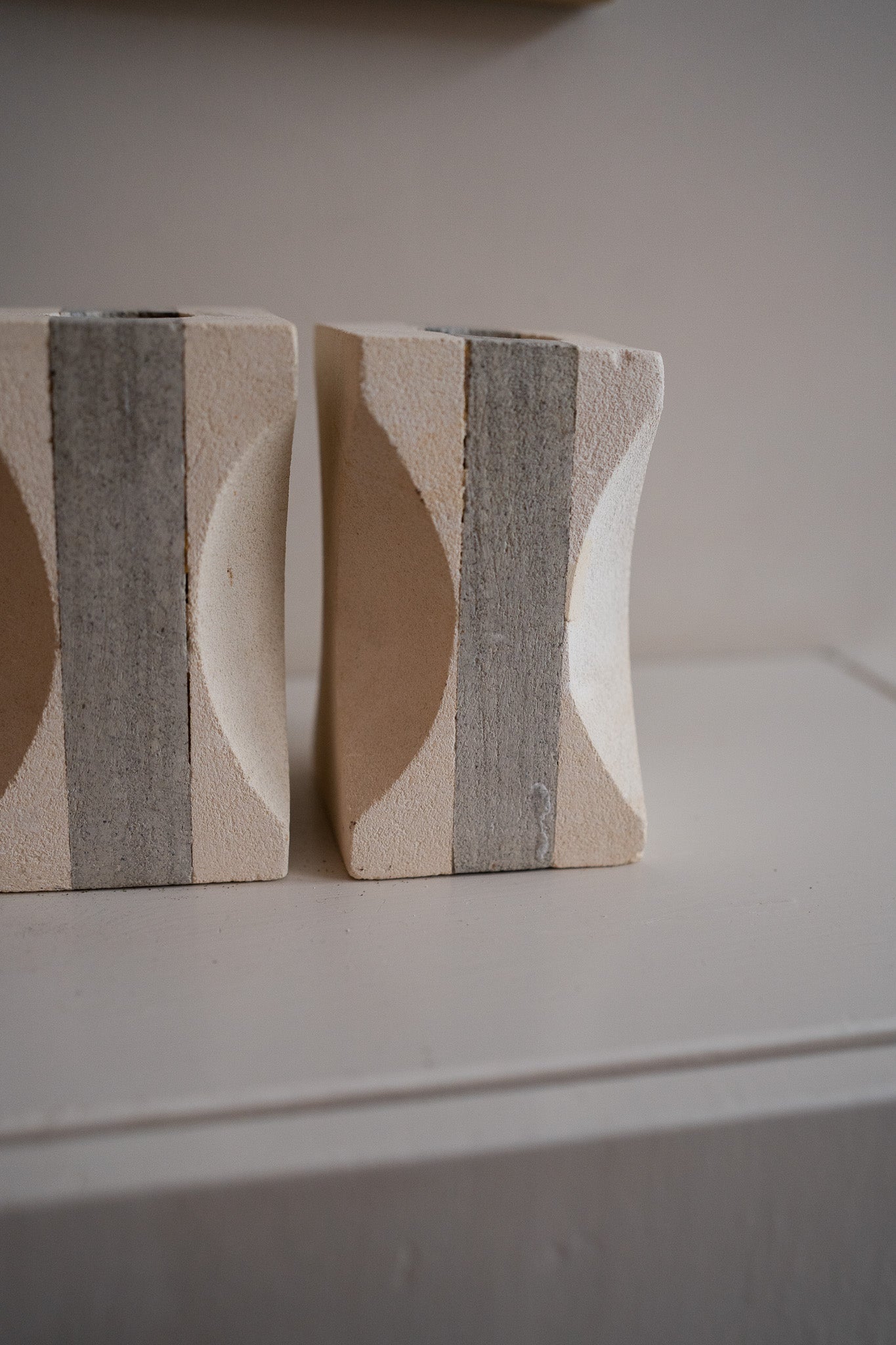 Gipsen waxinelichthouder