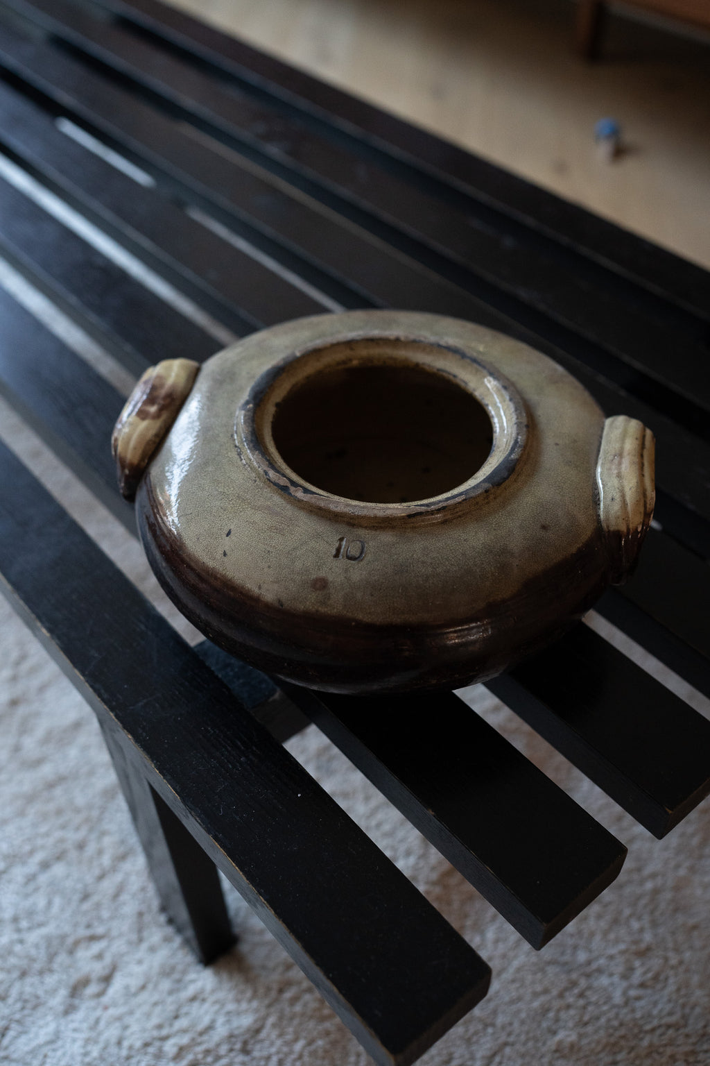 Antieke aardewerk pot