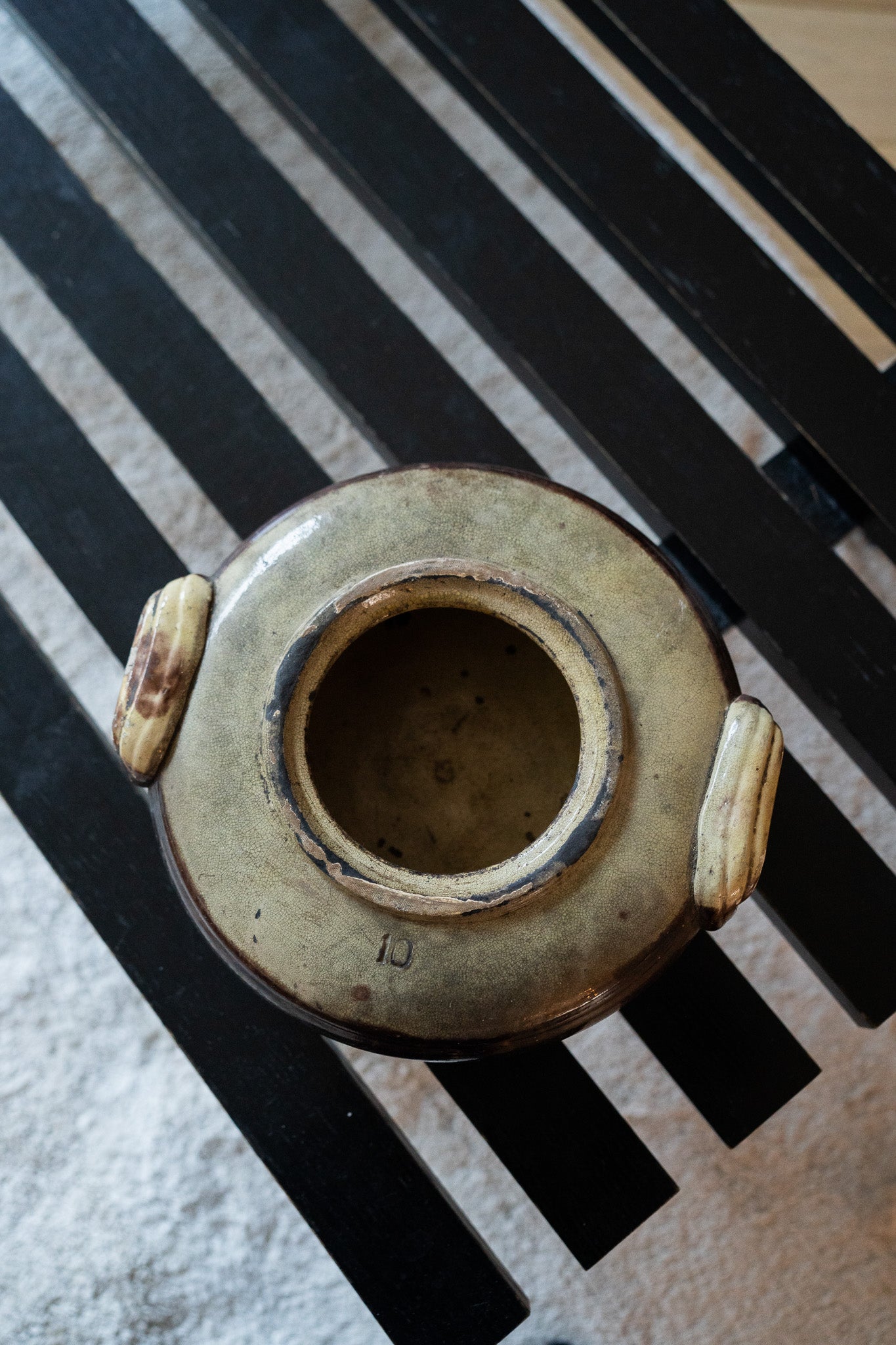 Antieke aardewerk pot