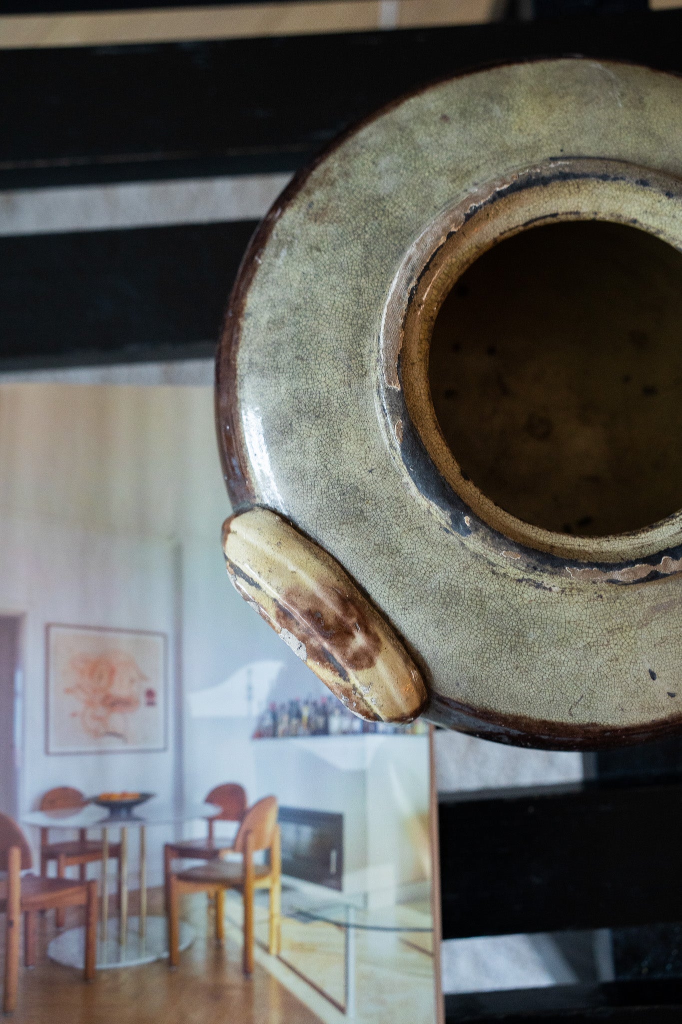 Antieke aardewerk pot