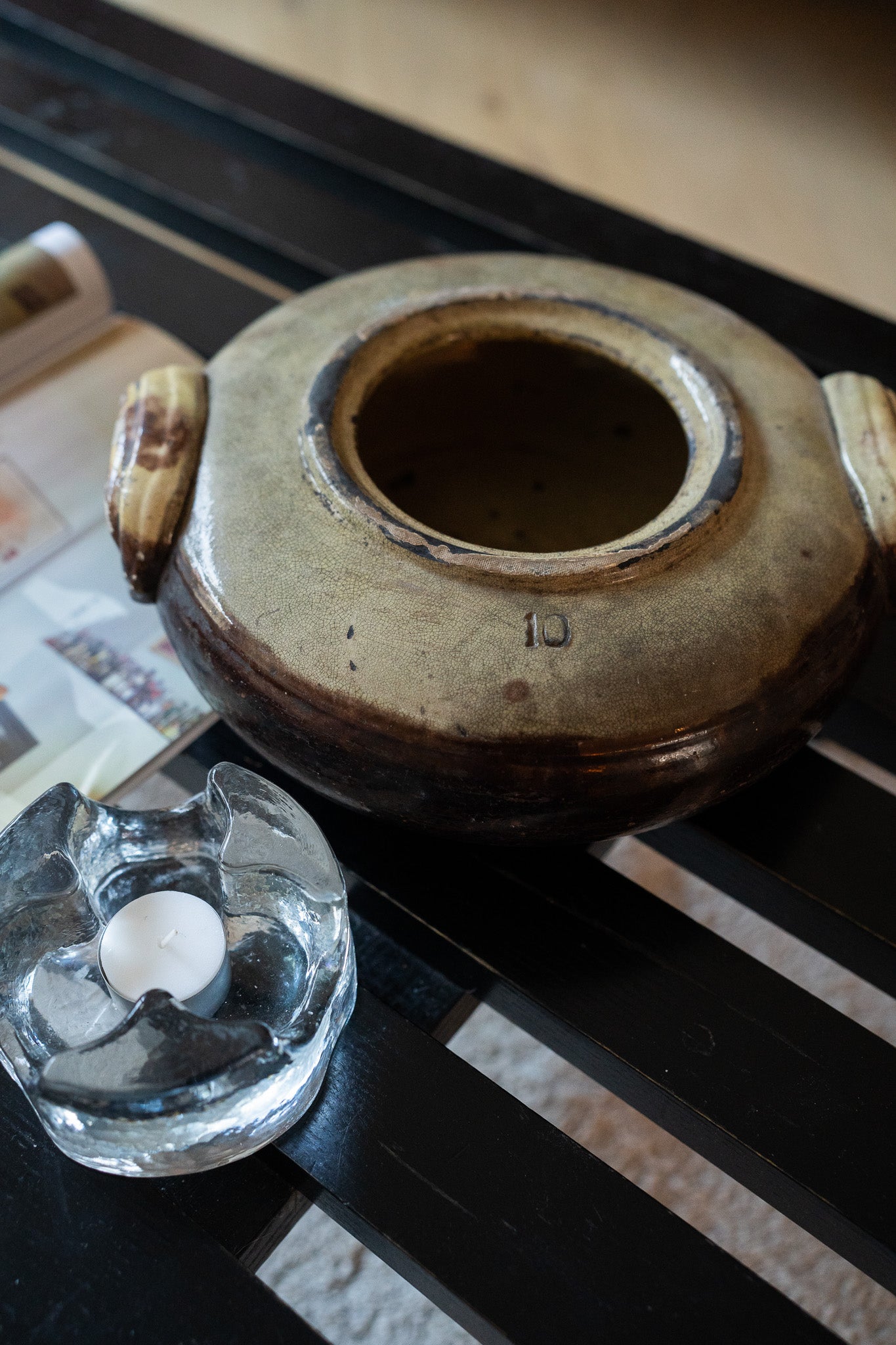 Antieke aardewerk pot