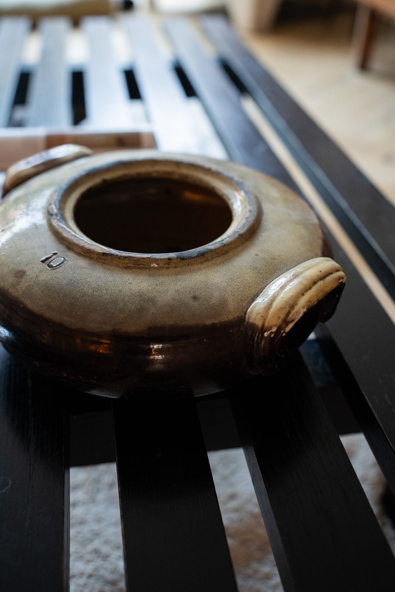 Antieke aardewerk pot