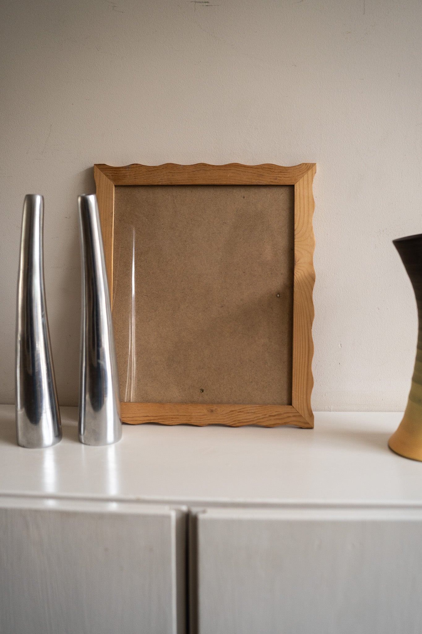 Golvende houten fotolijst