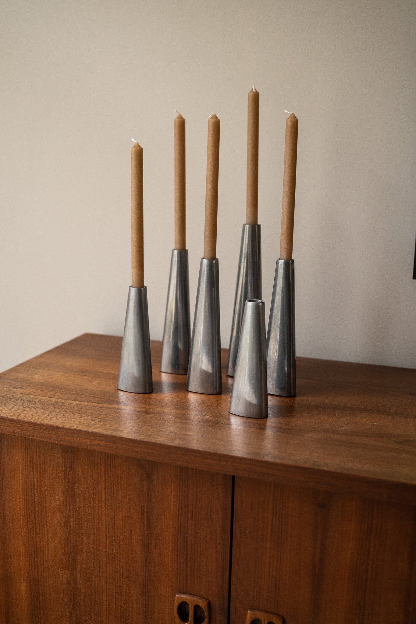 Vintage Ikea candleholder set Large