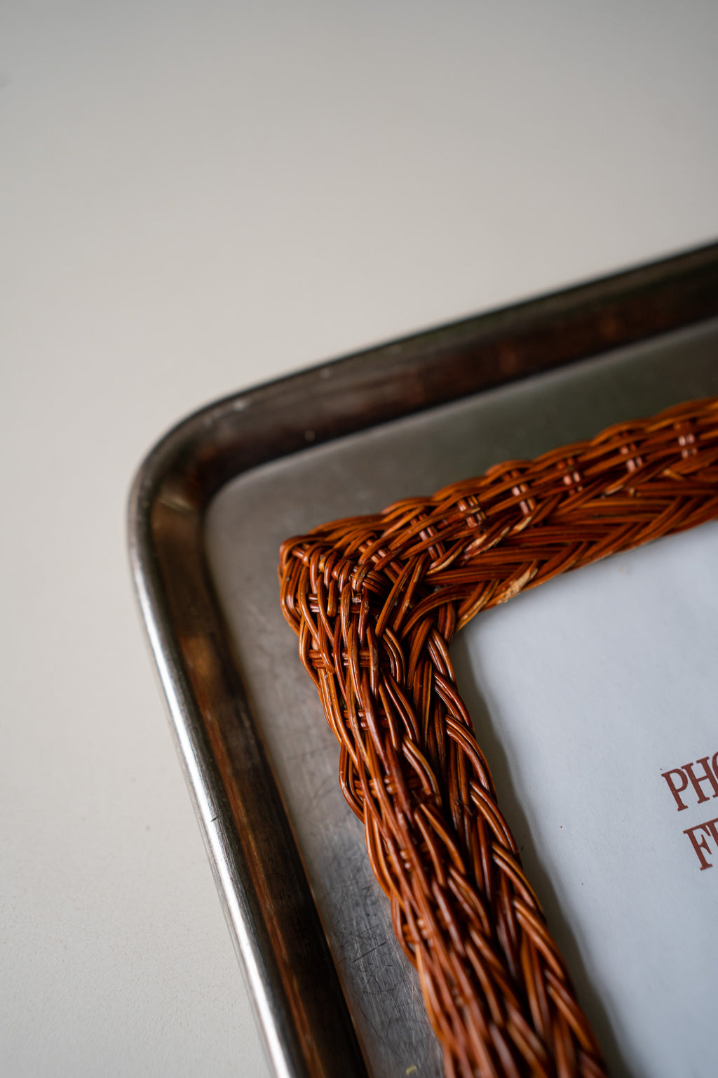 Set van 3 rotan lijstjes