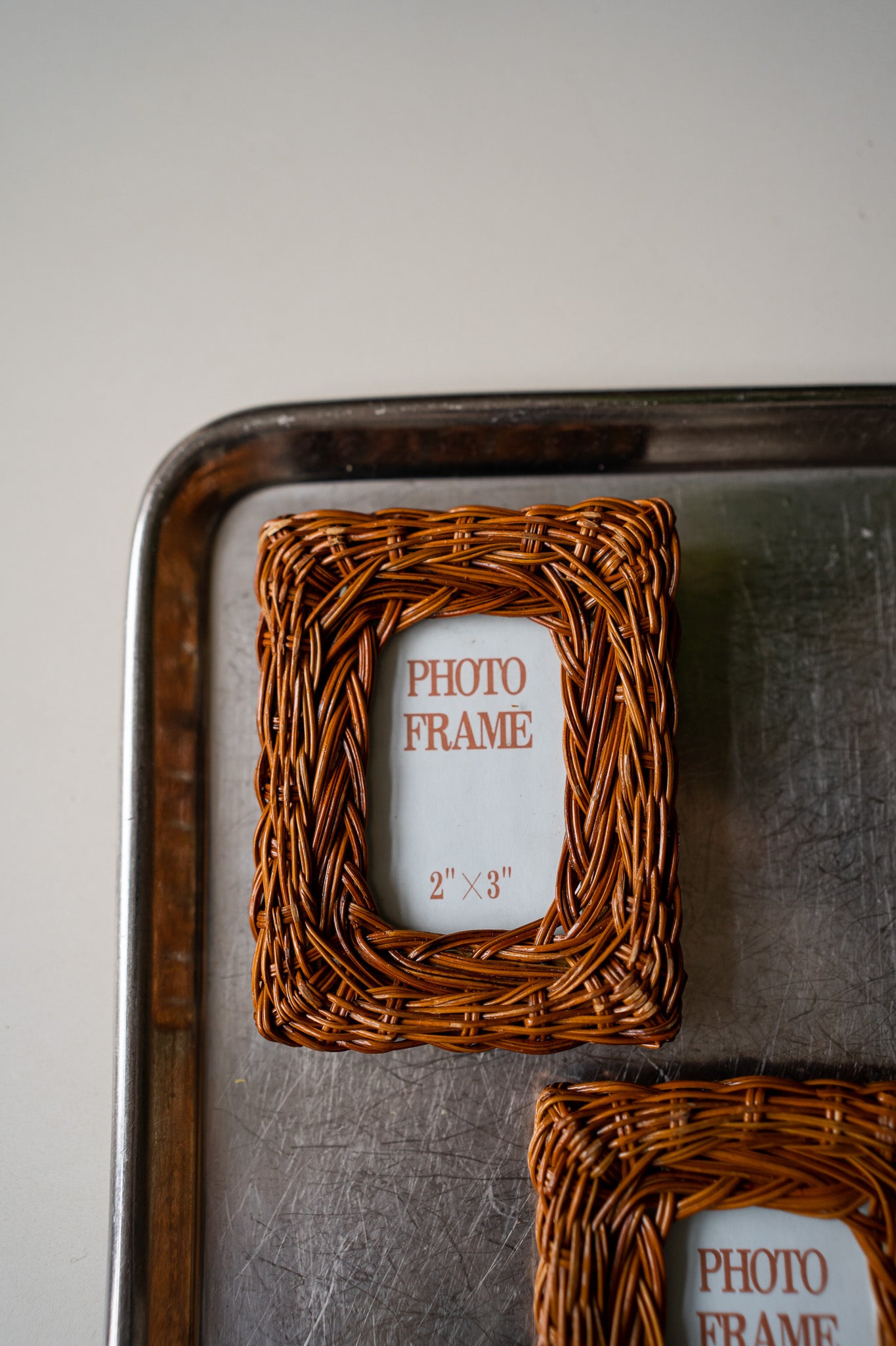 Set van 3 rotan lijstjes