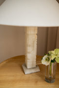 Off white lamp onyx