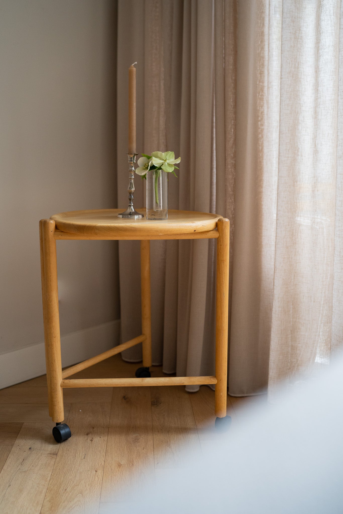 Vintage Deens Bijzettafel, Design Jens Quistgaard, Dansk