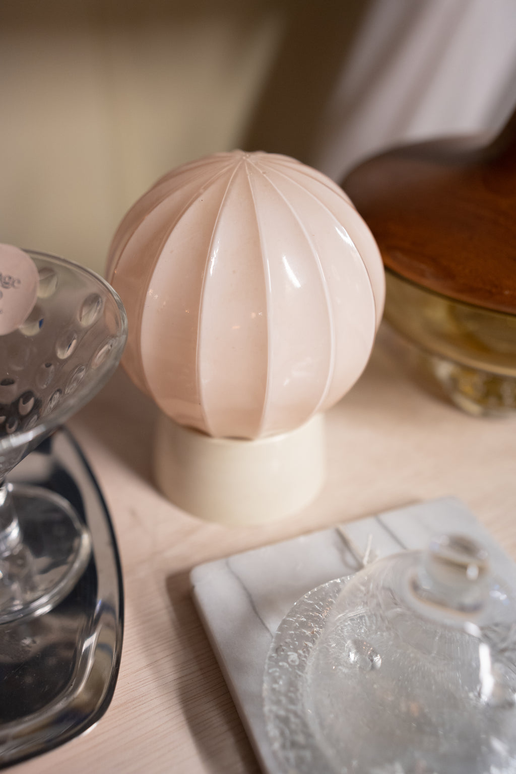 Thabur roze Plafondlamp