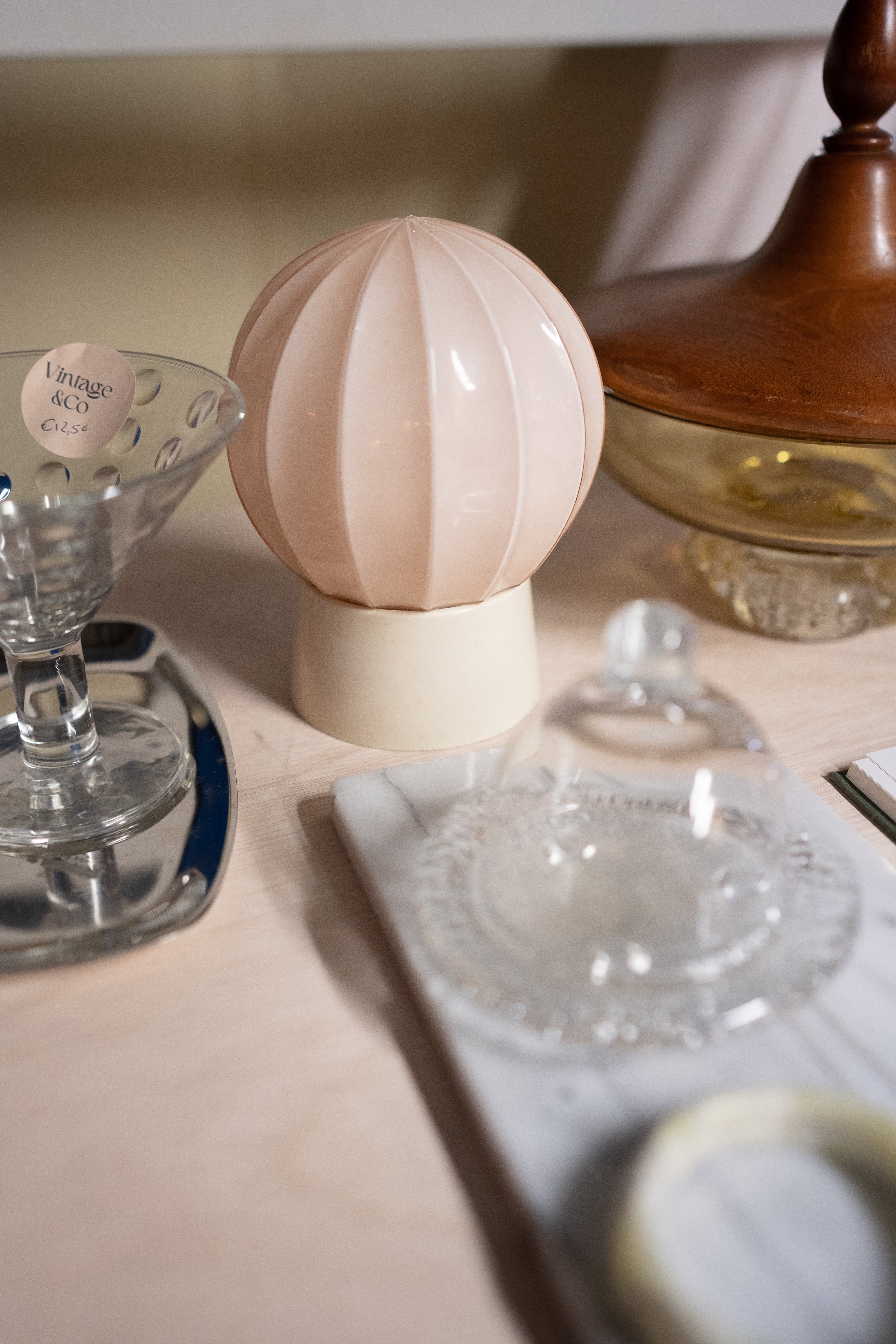 Thabur roze Plafondlamp