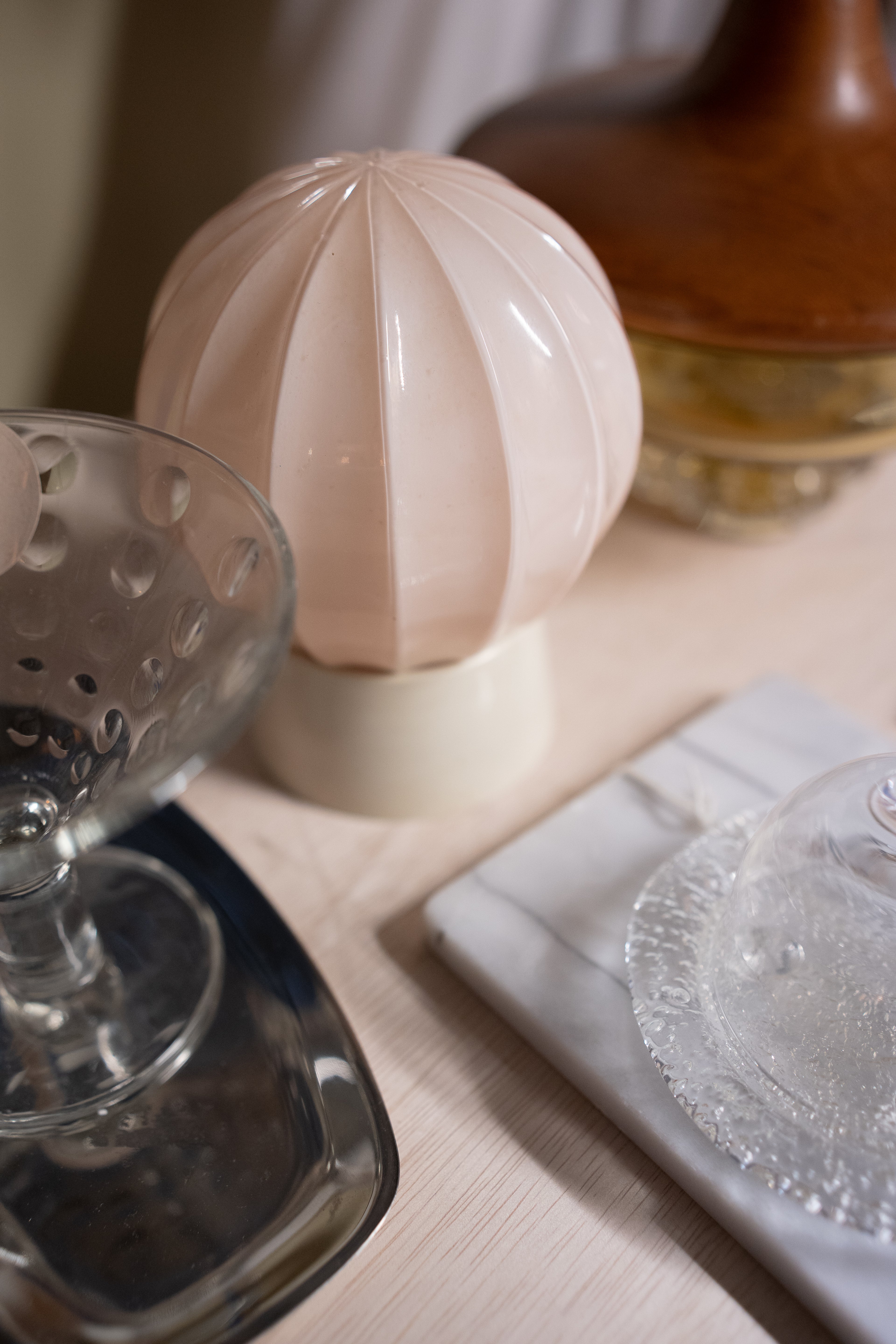 Thabur roze Plafondlamp