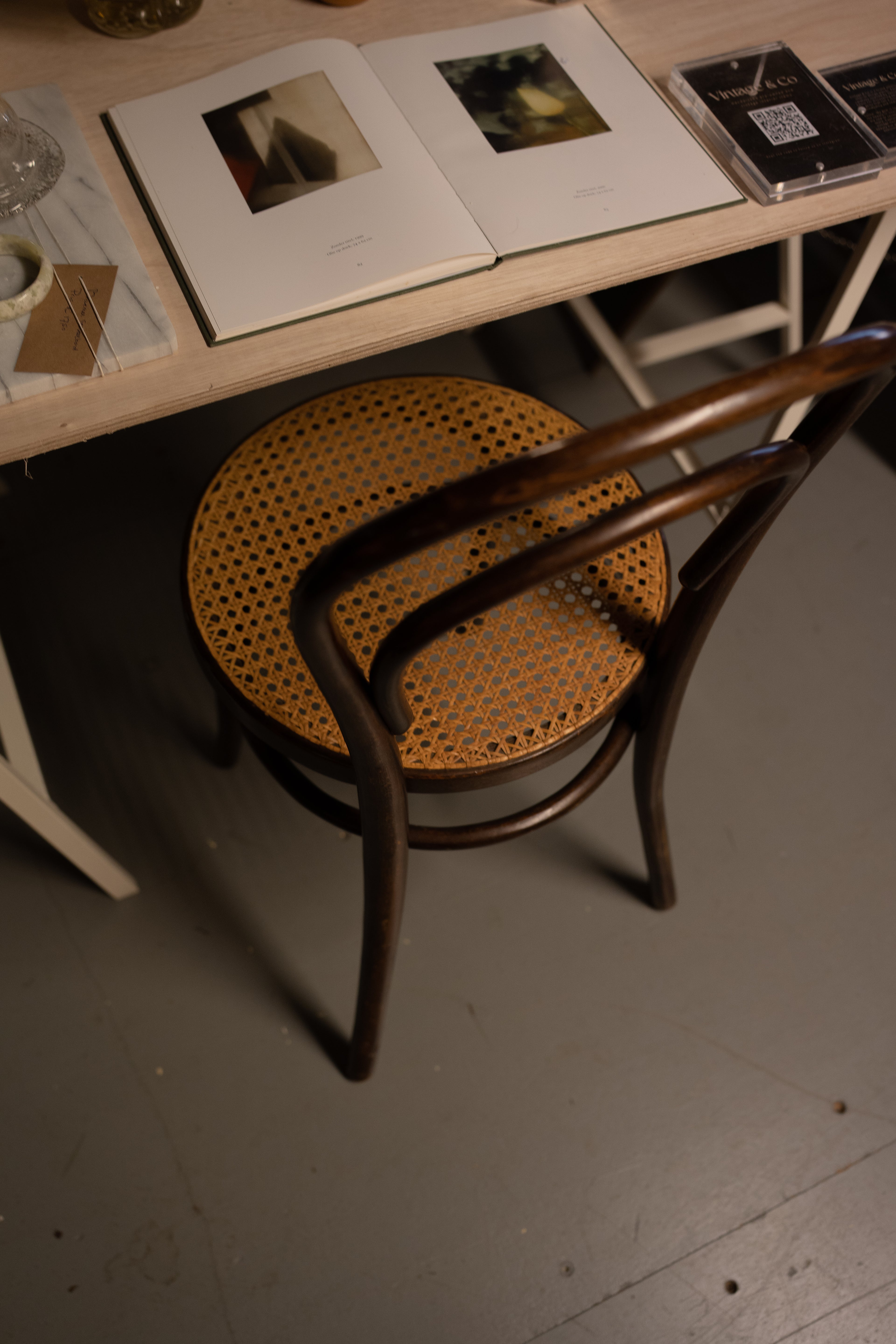 Thonet stijl stoel hout