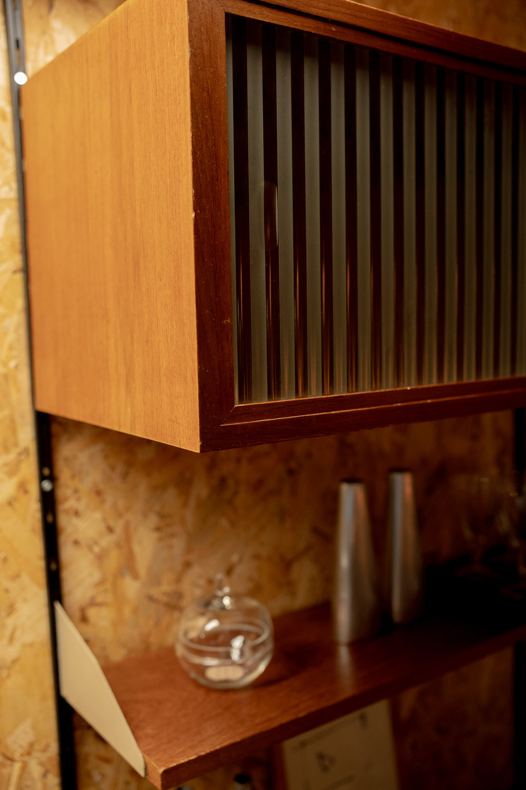 Vintage wandkast - plank - bureau - kast