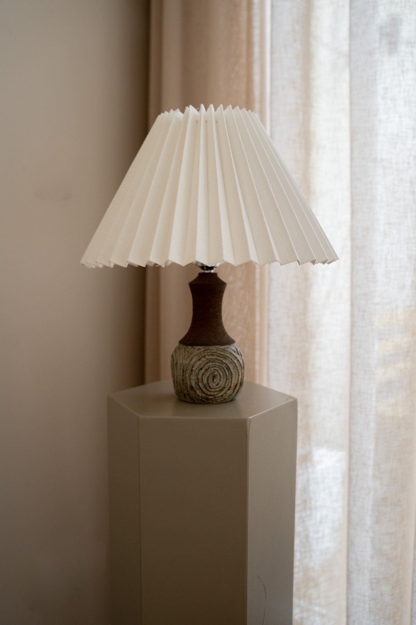 Keramieken lamp circle ( ex kap)