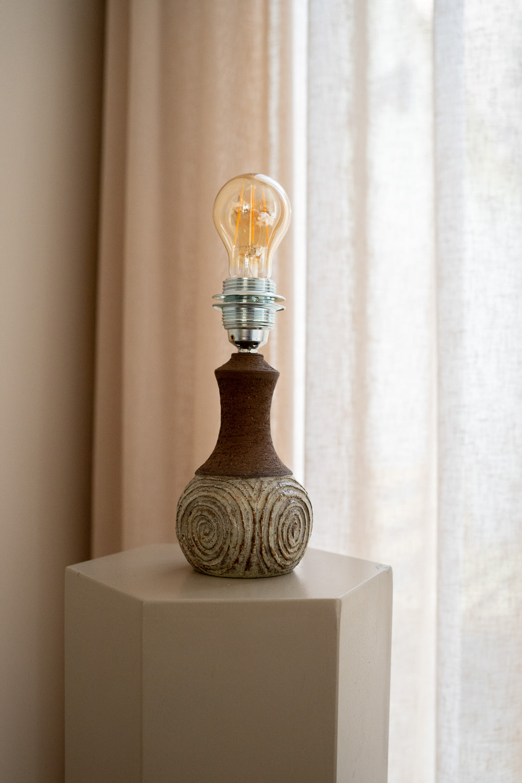 Keramieken lamp circle ( ex kap)