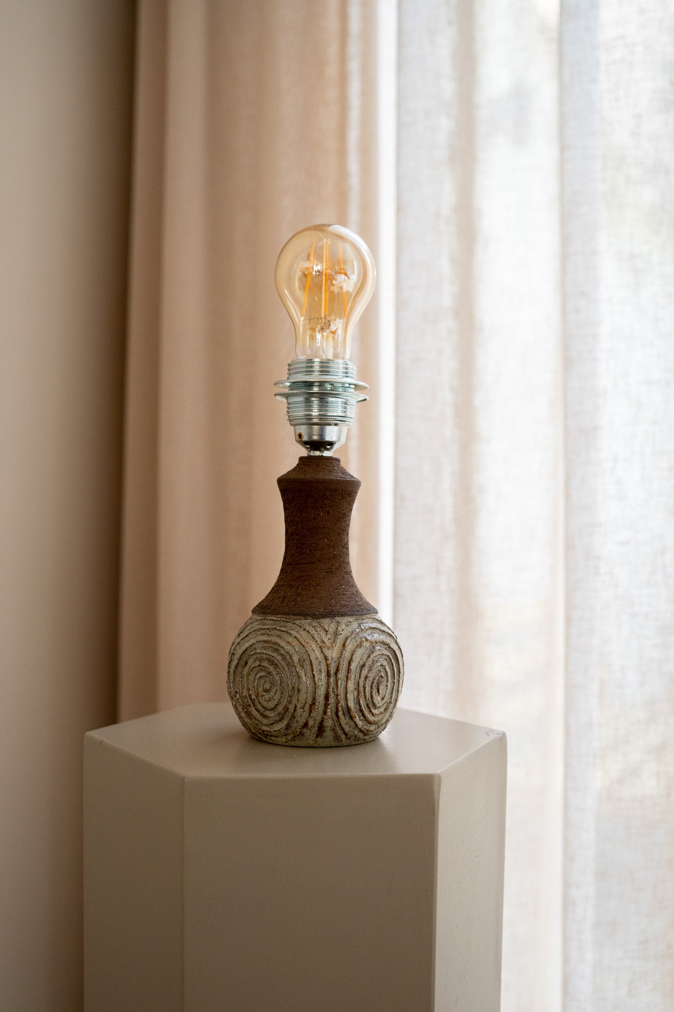 Keramieken lamp circle ( ex kap)