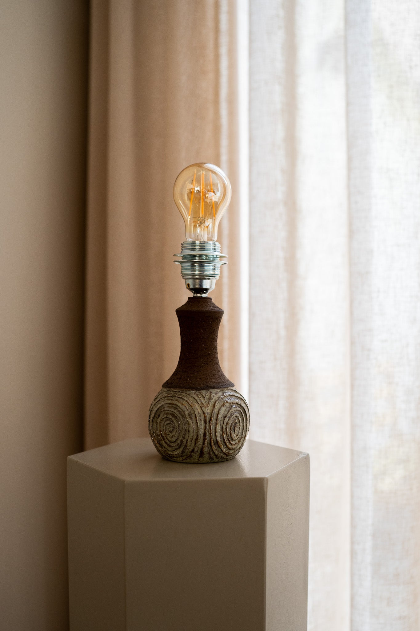 Keramieken lamp circle ( ex kap)