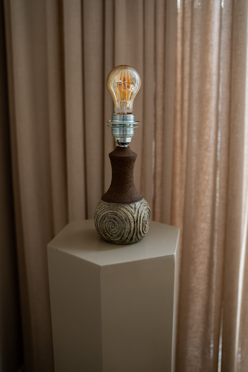 Keramieken lamp circle ( ex kap)