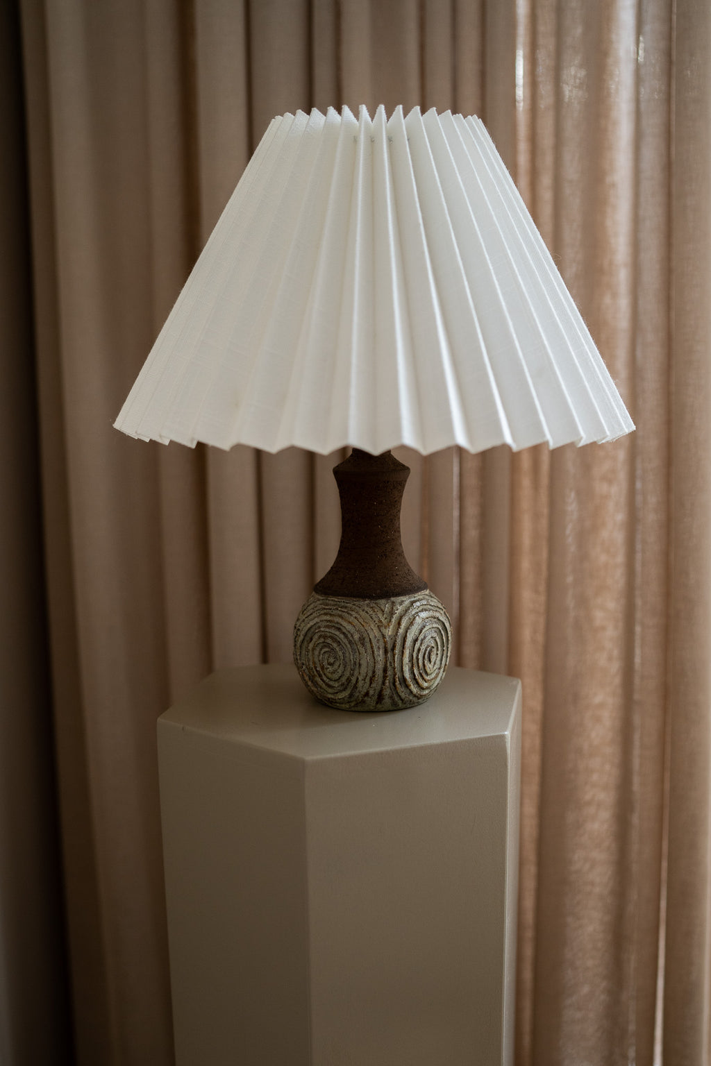 Keramieken lamp circle ( ex kap)