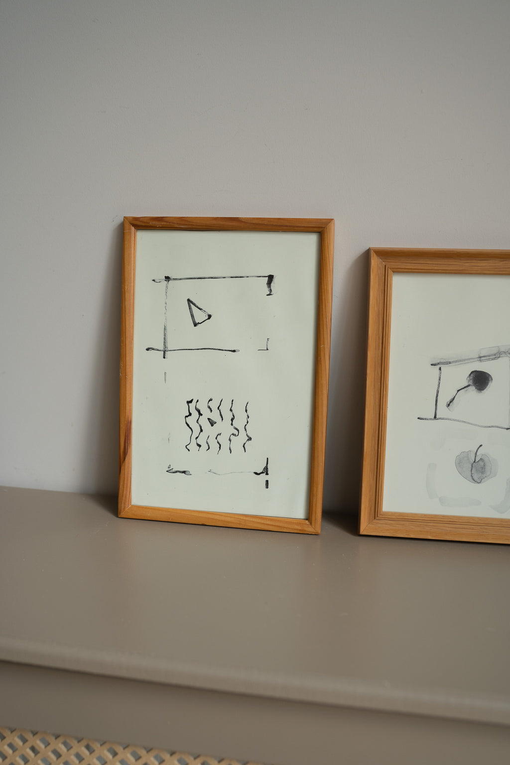 Houten lijst & print