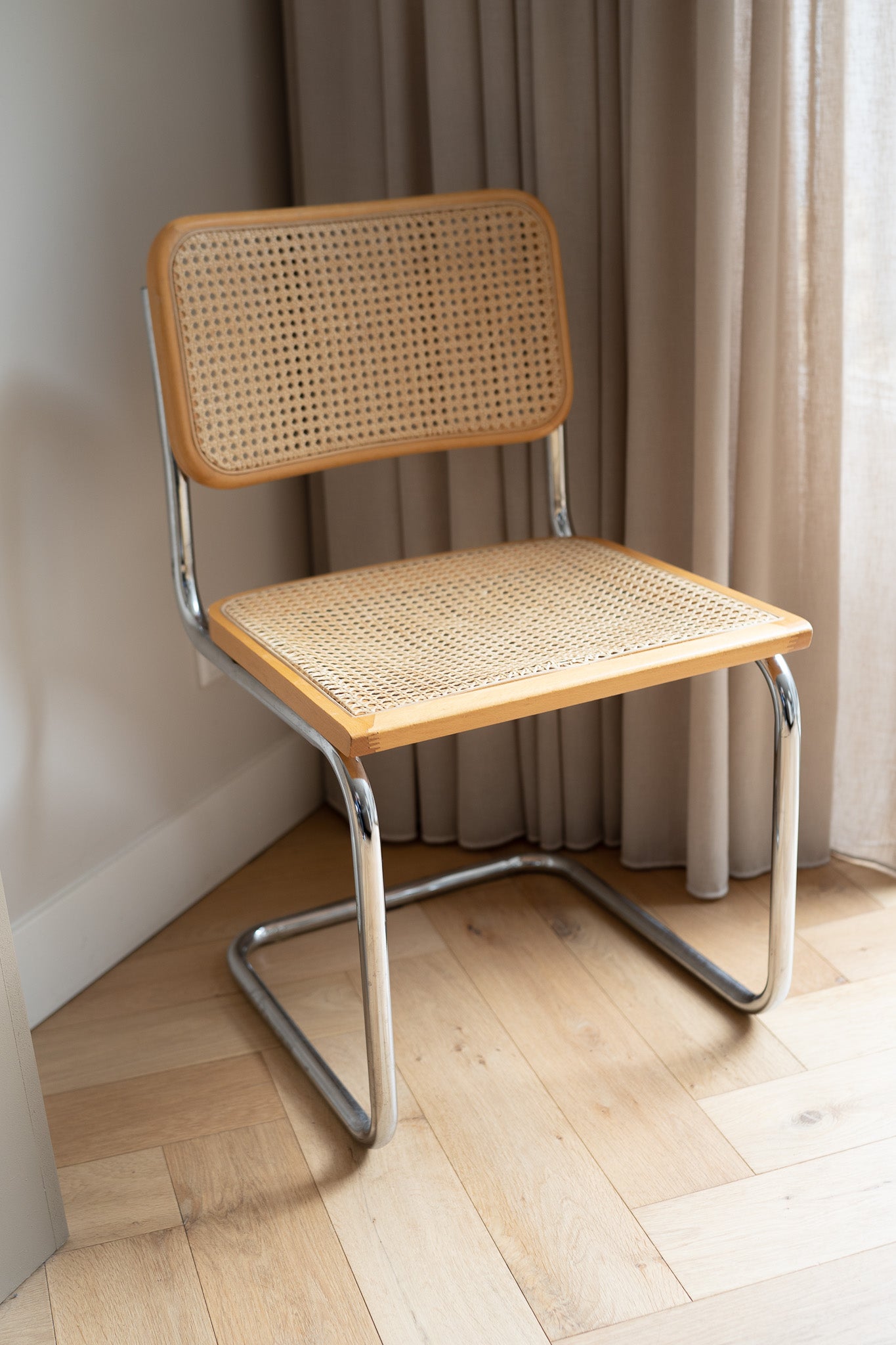 Cesca Breuer Bauhaus Chroom/hout stoel