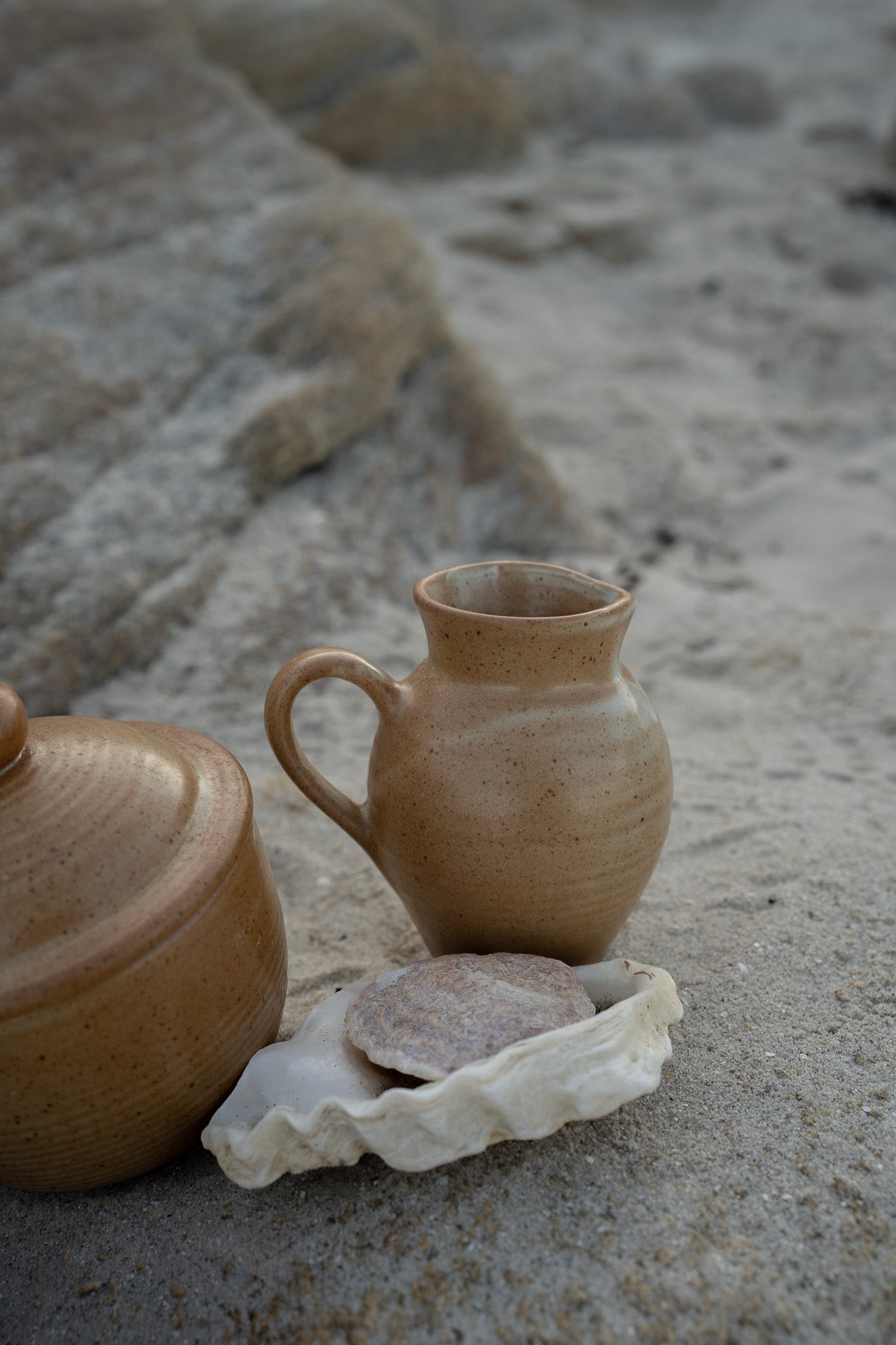 Stoneware suikerpot