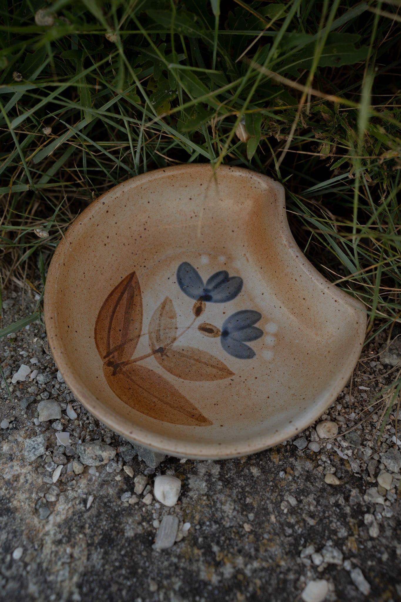 Gres schaaltje flower