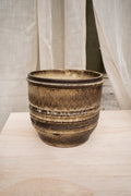 Keramieken Vintage bloem/plantpot