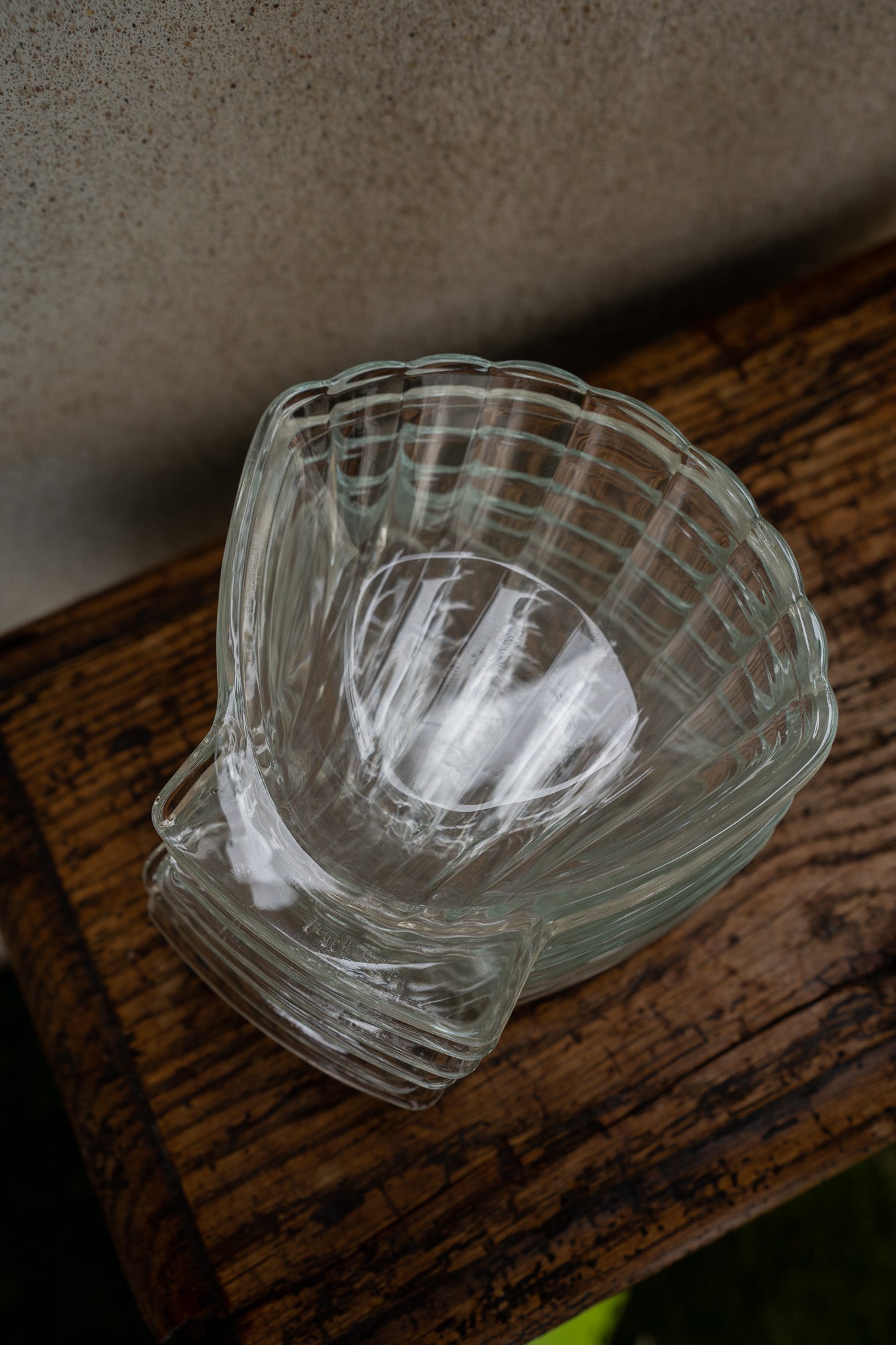 6 PYREX Schelp schaaltjes