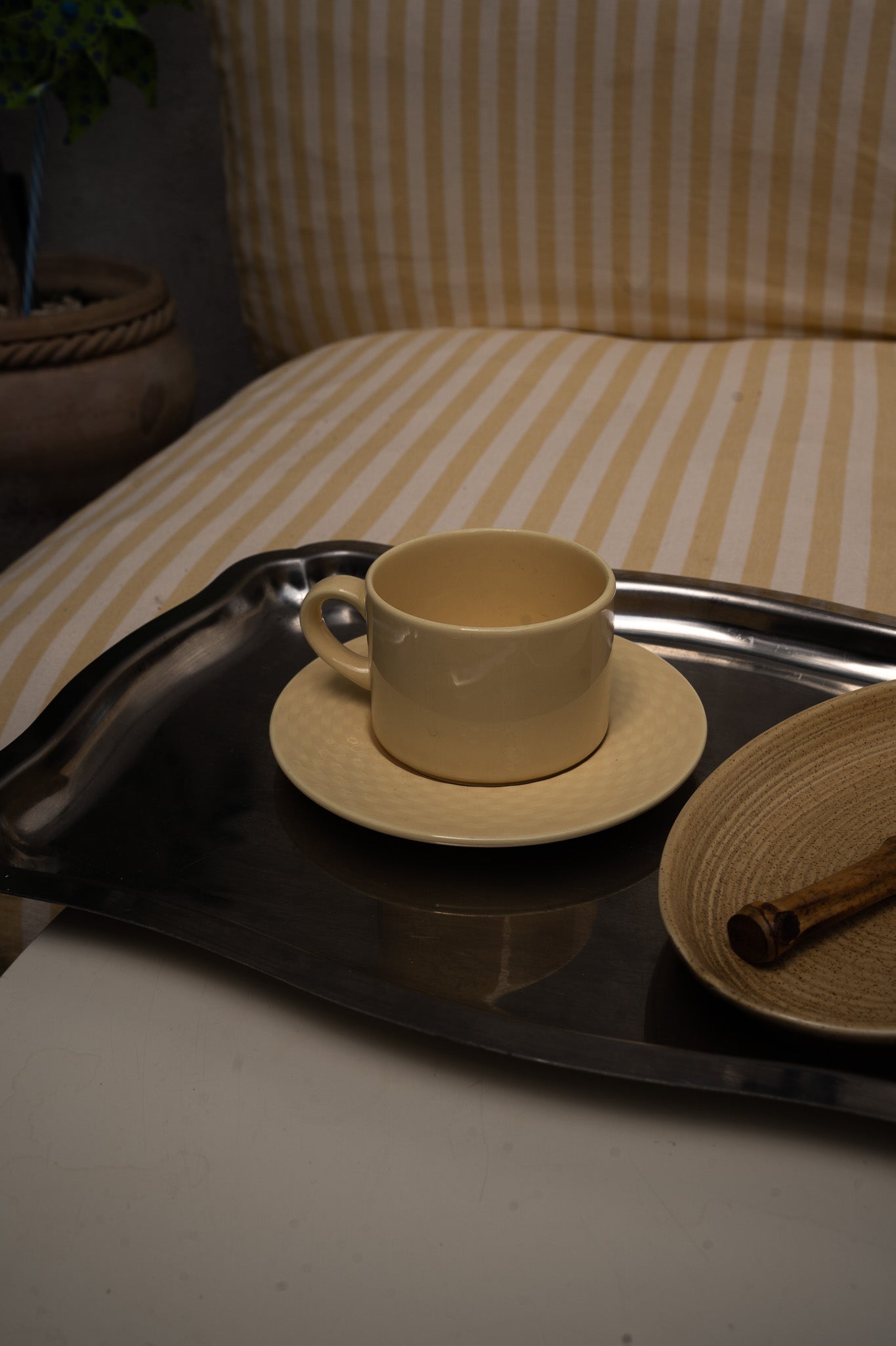 Set van 4 kop en schotels Pagnossin Italy