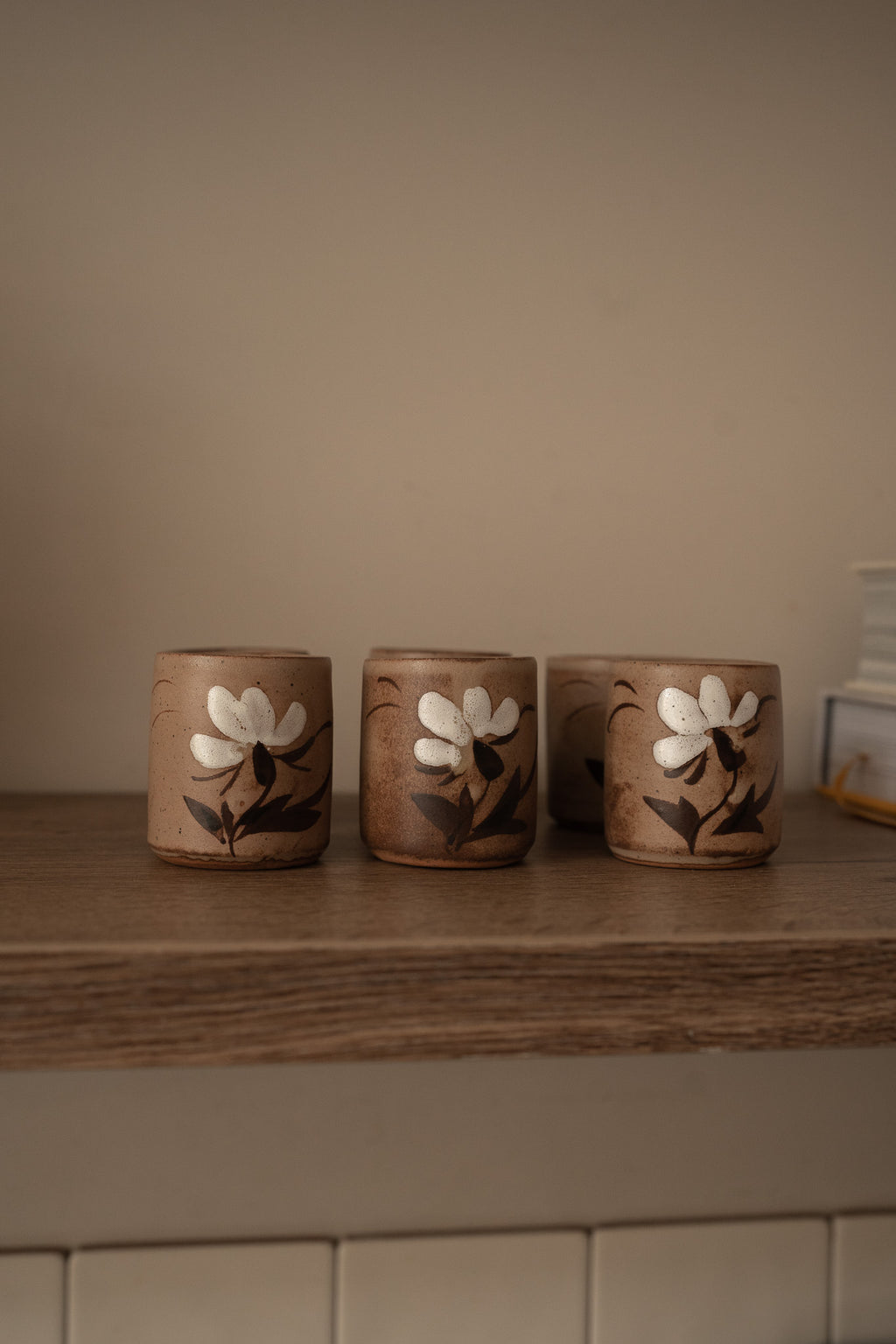 6 espressokopjes flower