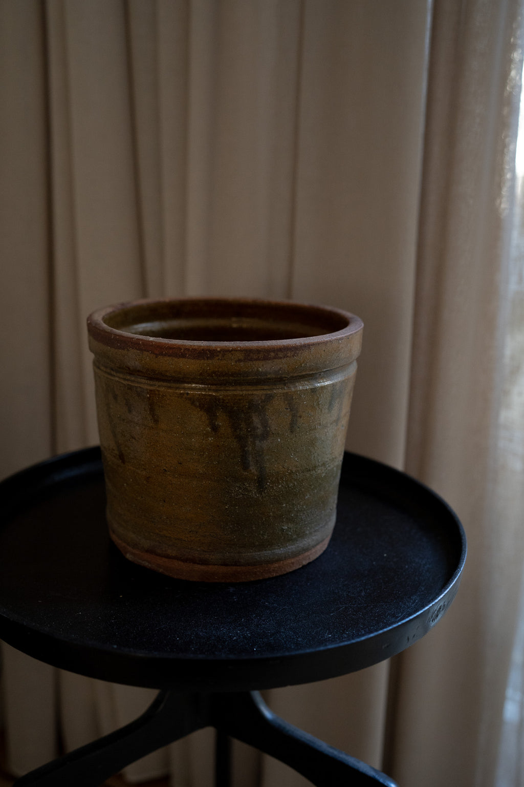 Groene bloempot