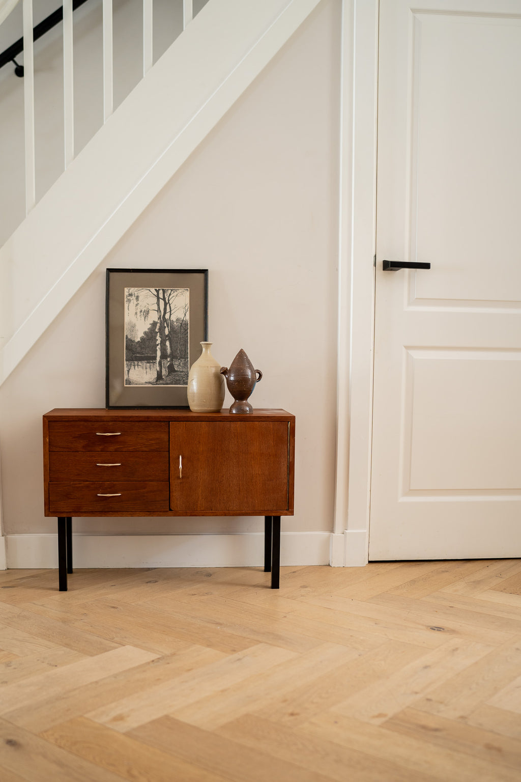 Vintage teakhouten kastje