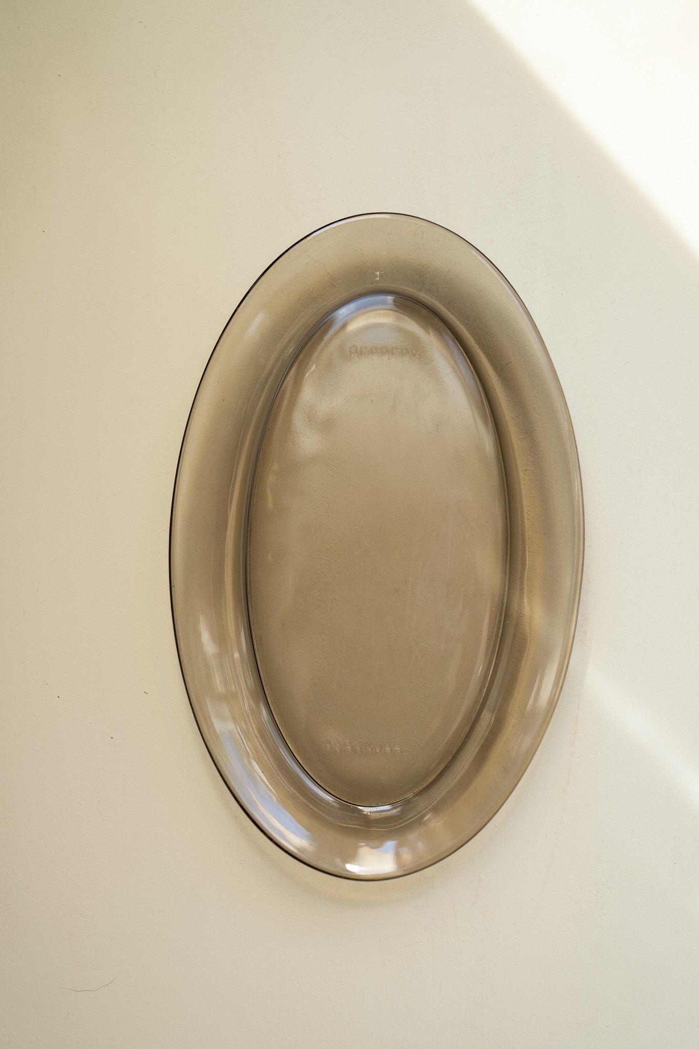 Arcoroc ovale bord rookglas