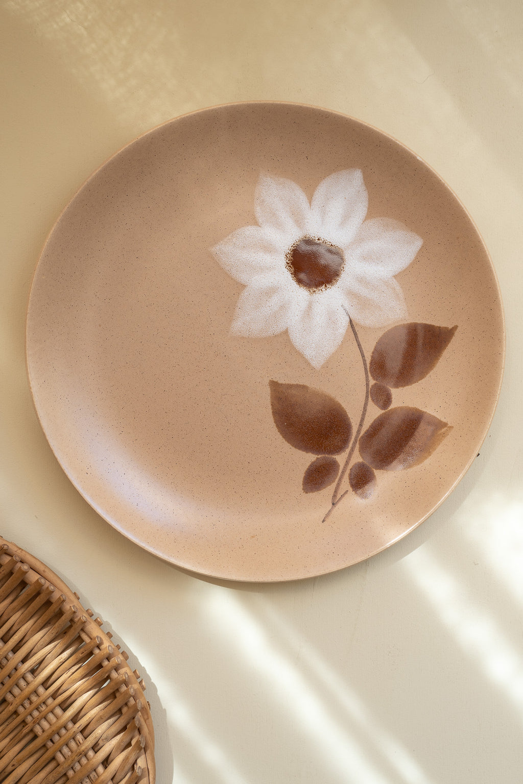 5 ontbijtborden flower