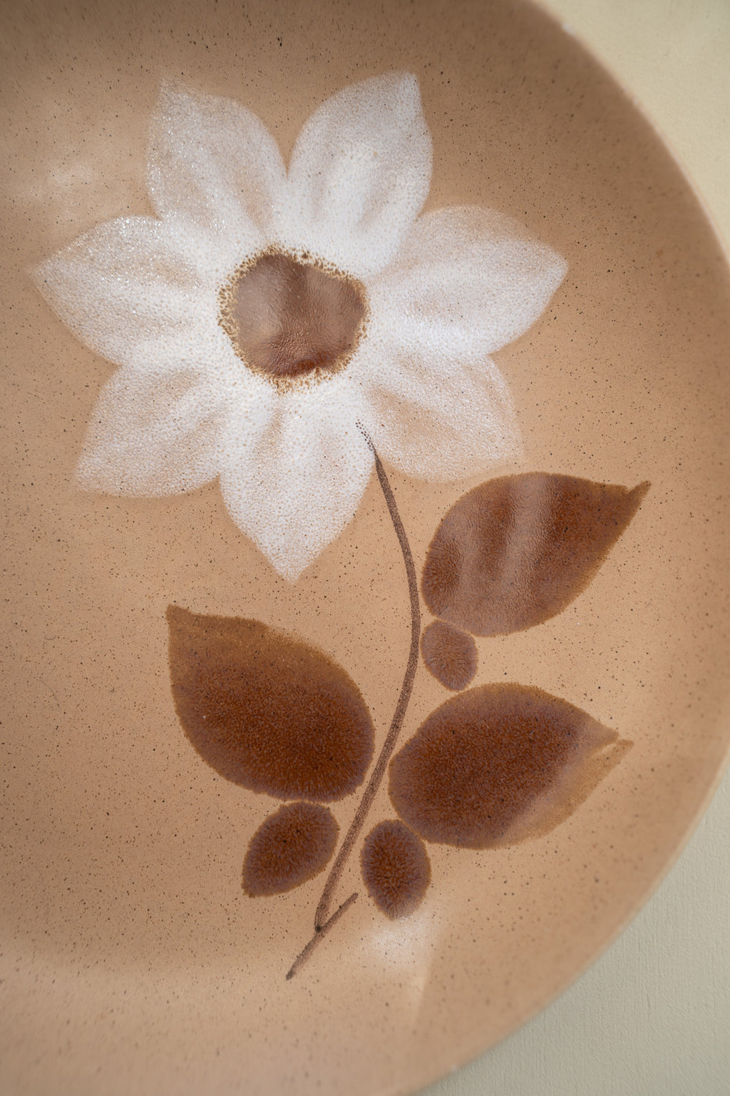5 ontbijtborden flower
