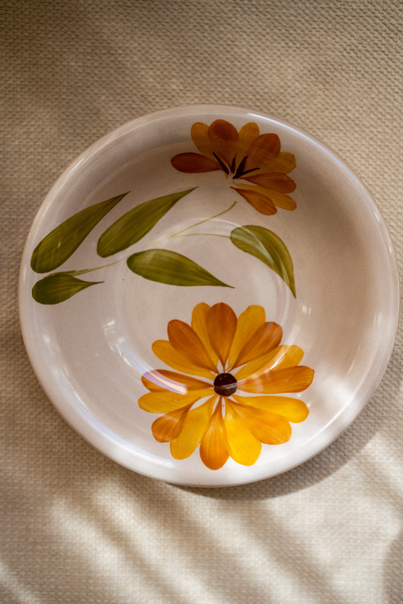 3 diepe borden flower