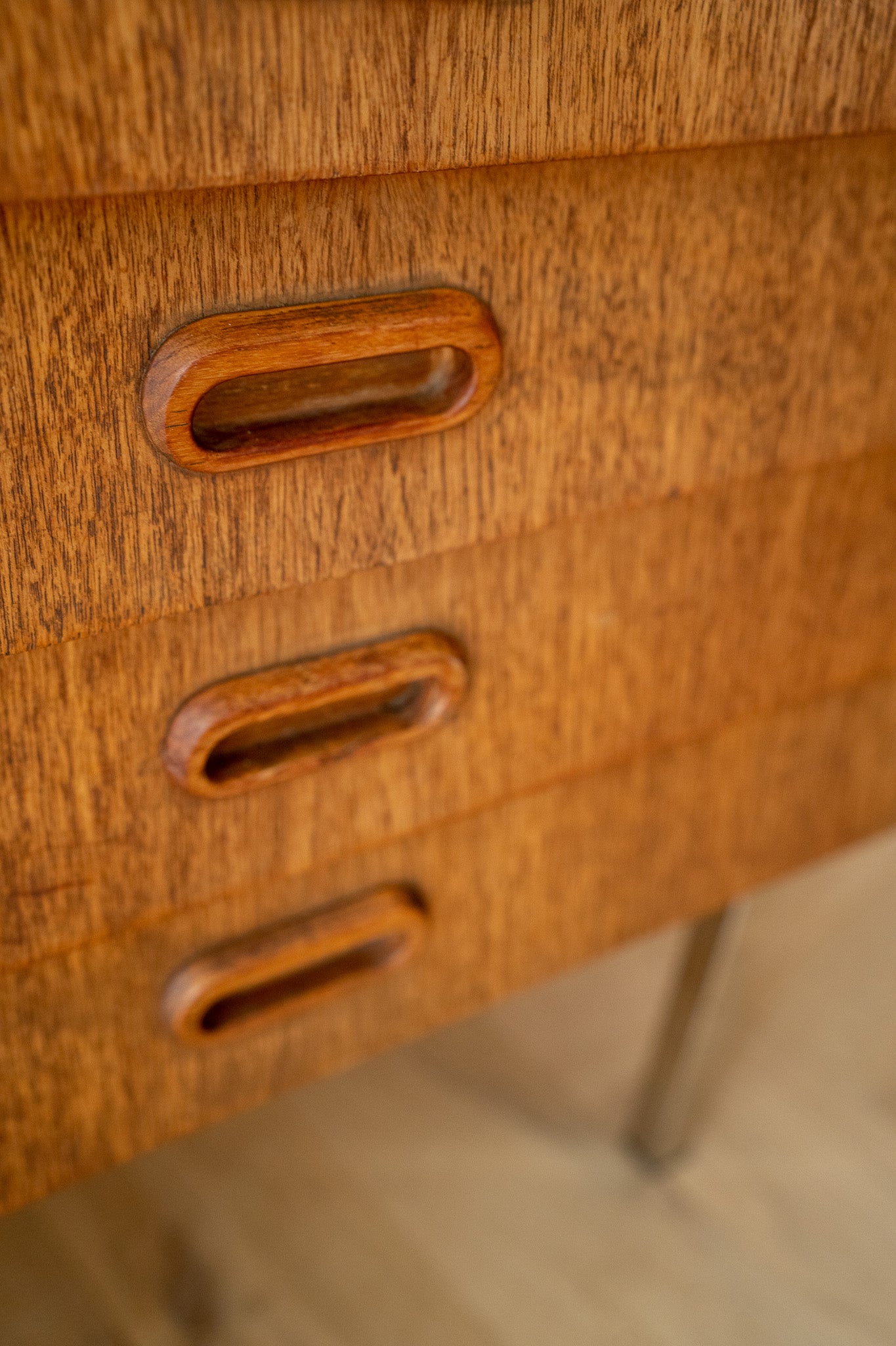 Vintage houten ladekastje