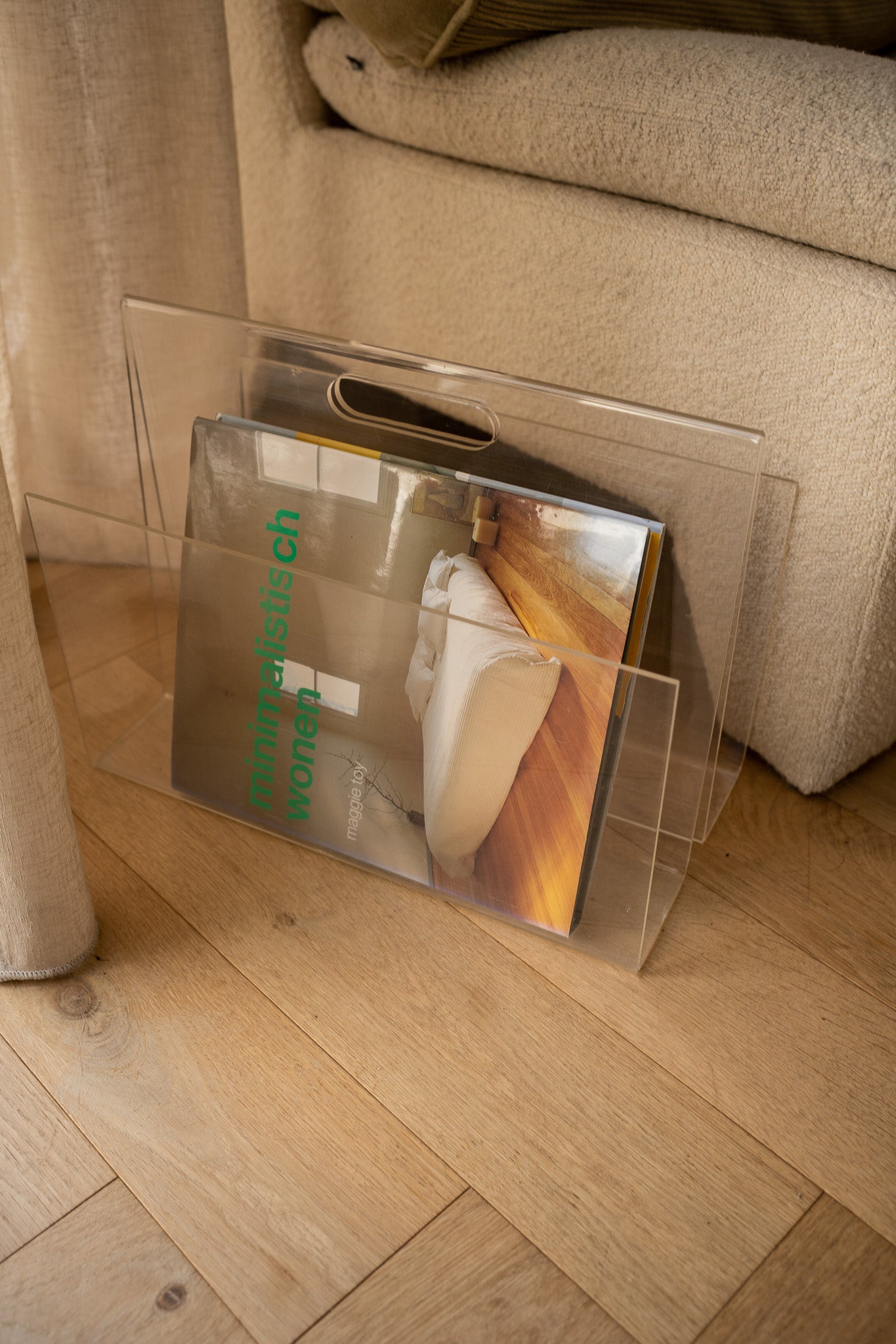 Tijdschrifthouder plexiglas