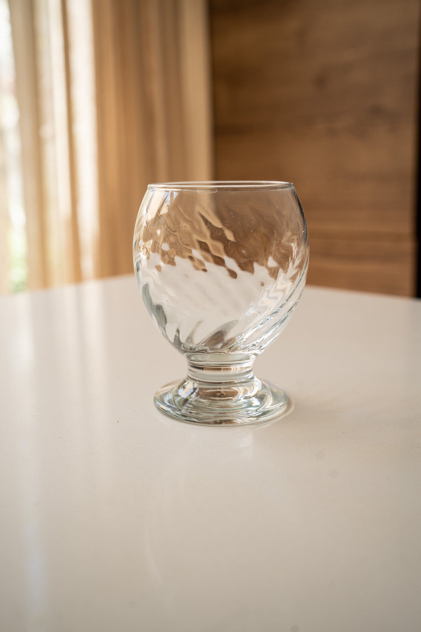 Set van 4 swirl glazen