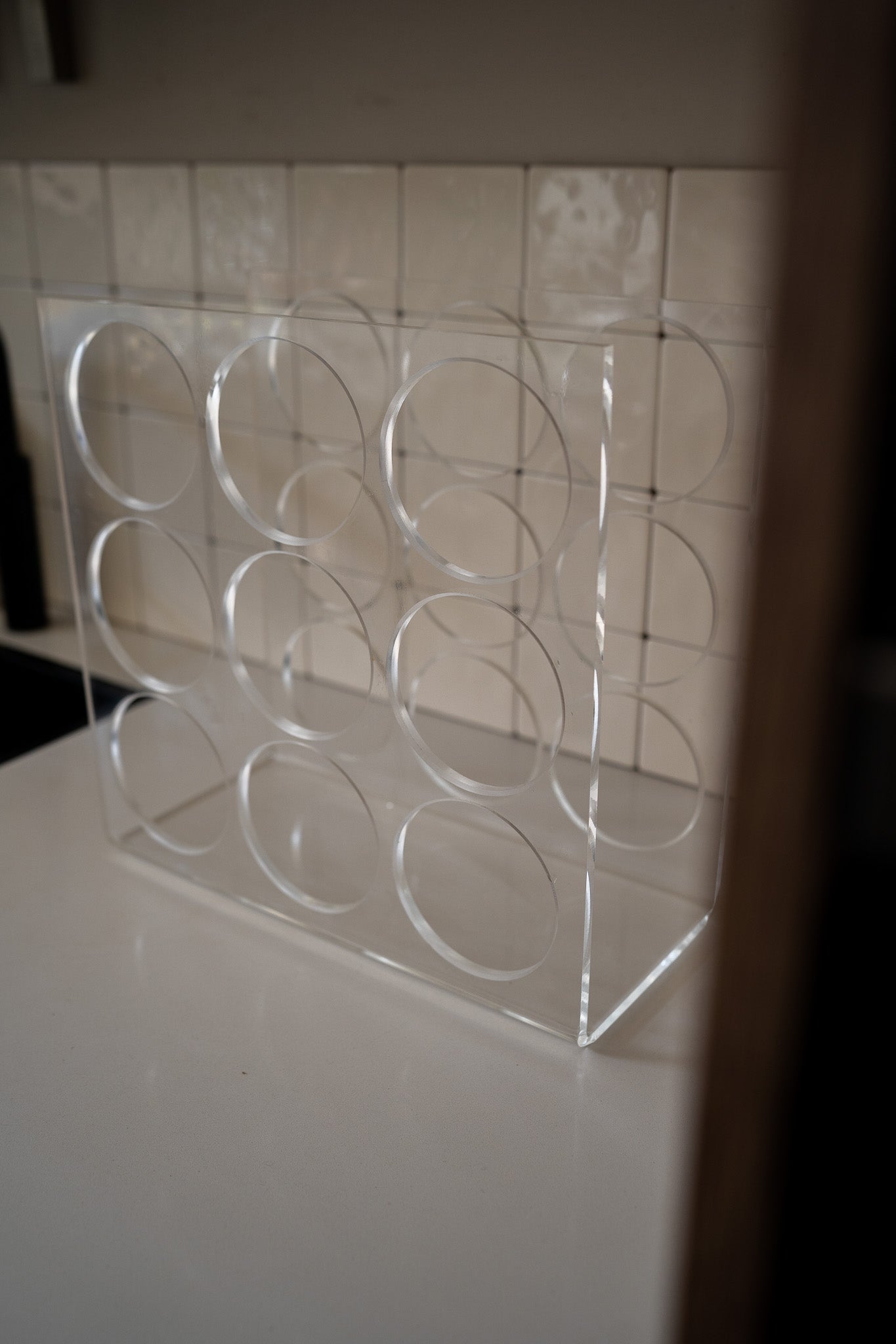 Plexiglazen wijnrek