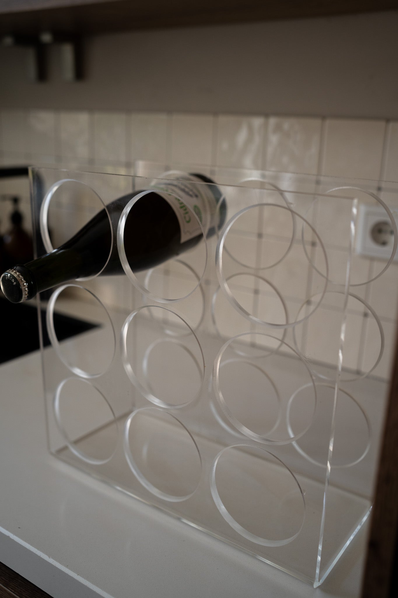 Plexiglazen wijnrek