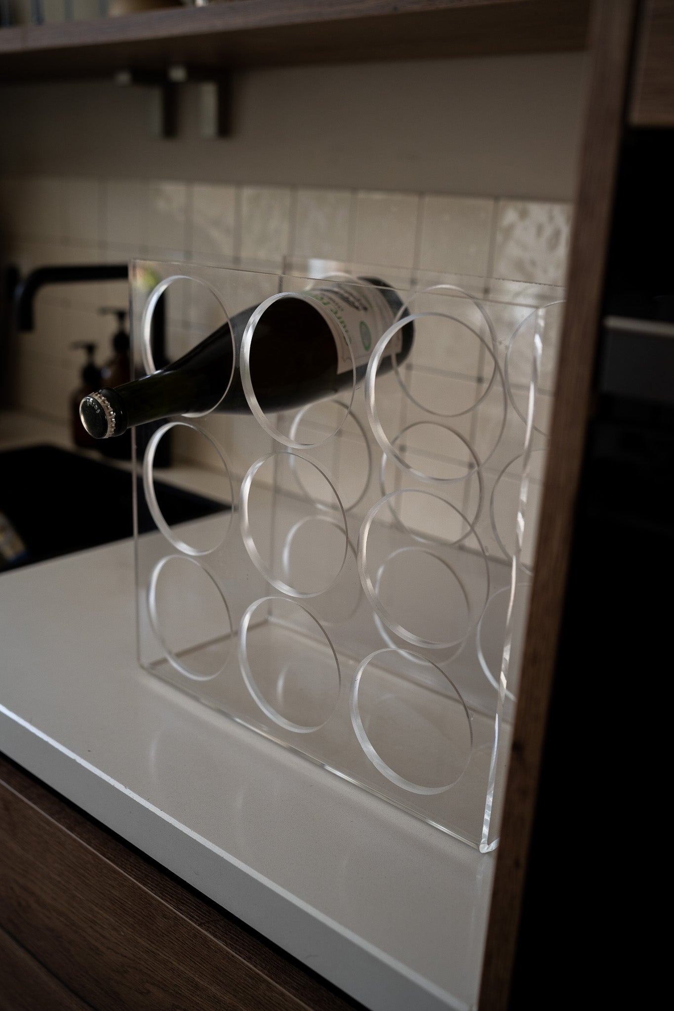 Plexiglazen wijnrek