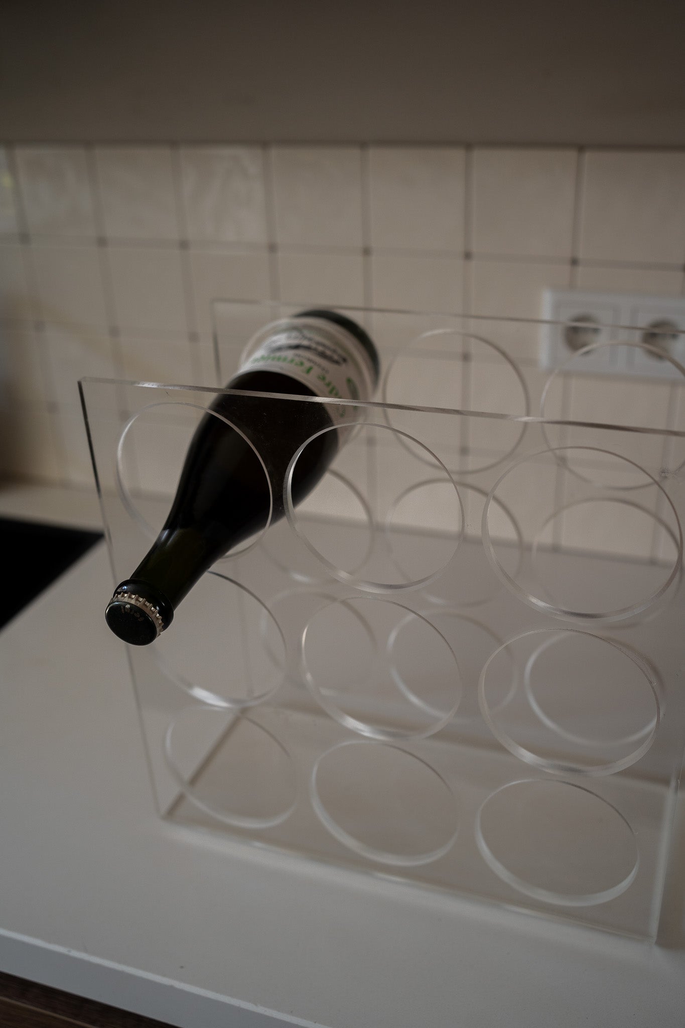 Plexiglazen wijnrek