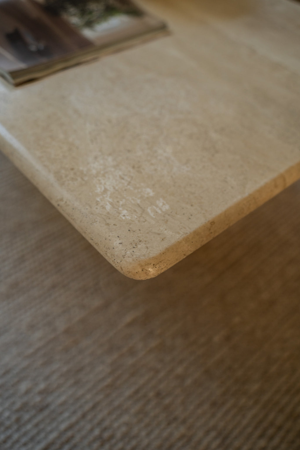 Vintage Travertin salontafel