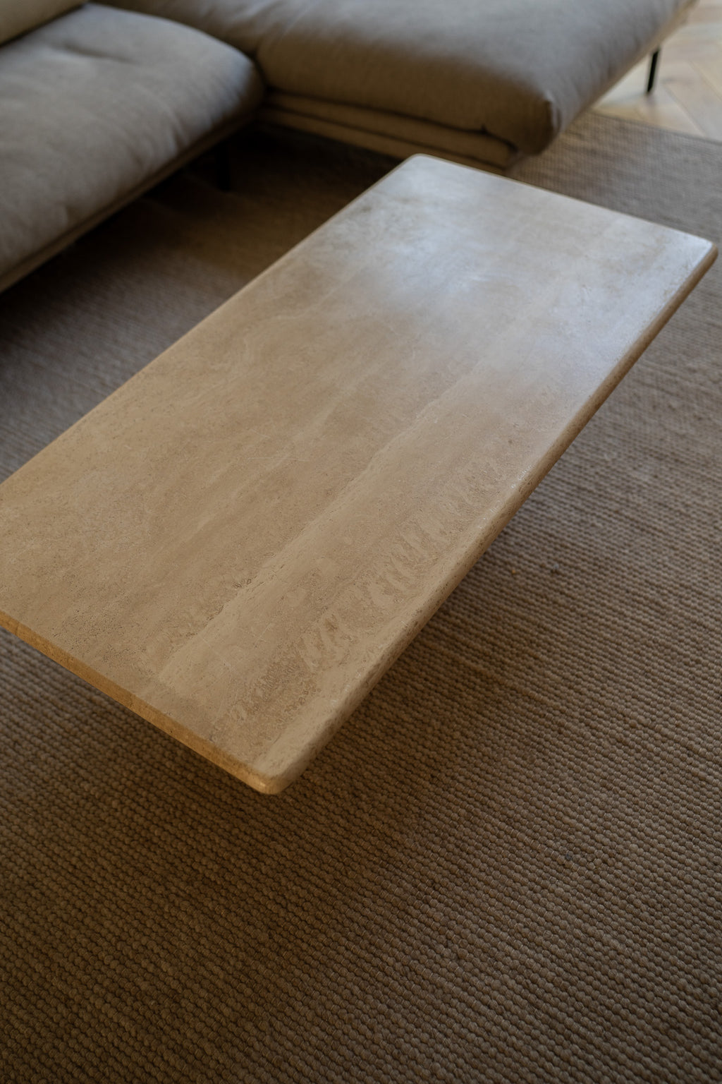 Vintage Travertin salontafel