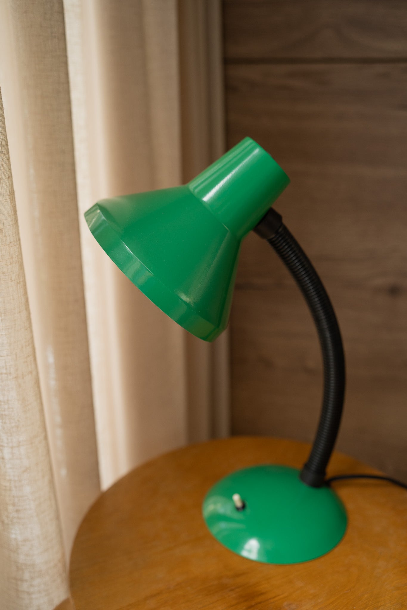 Groene bureaulamp jaren 70