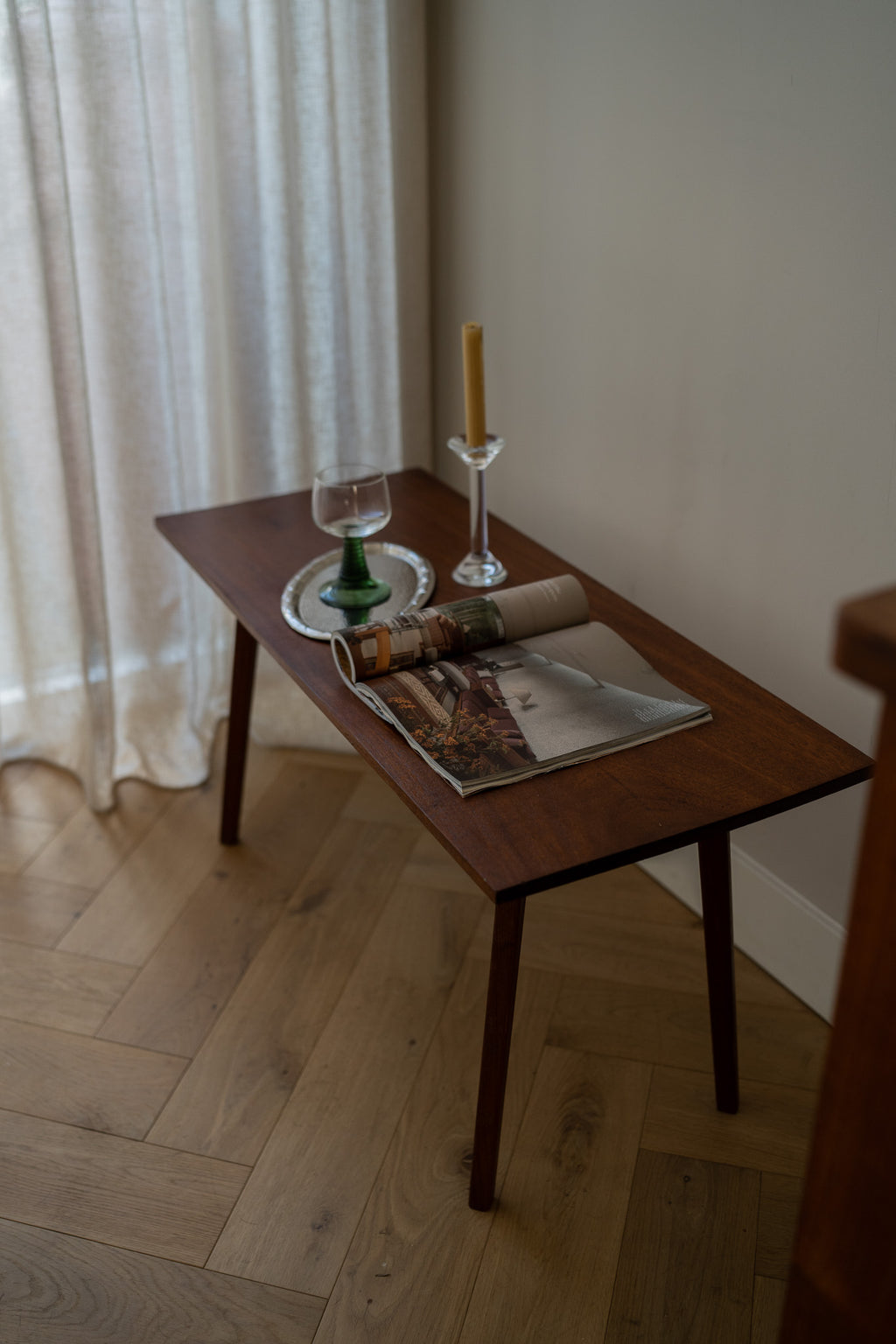 Houten salontafel