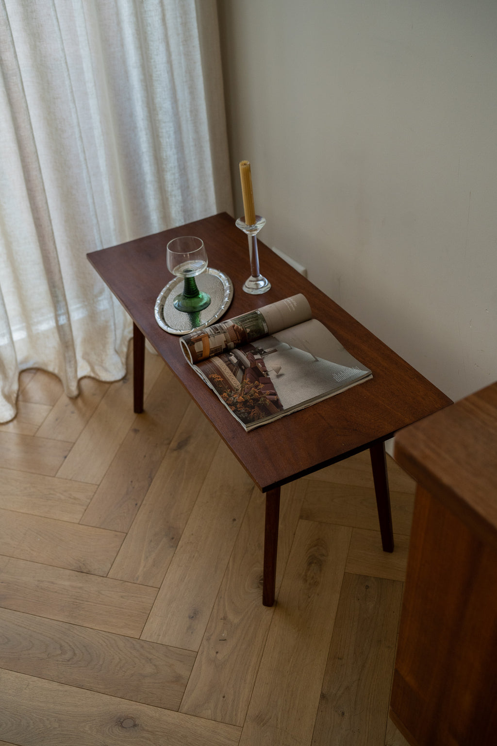 Houten salontafel
